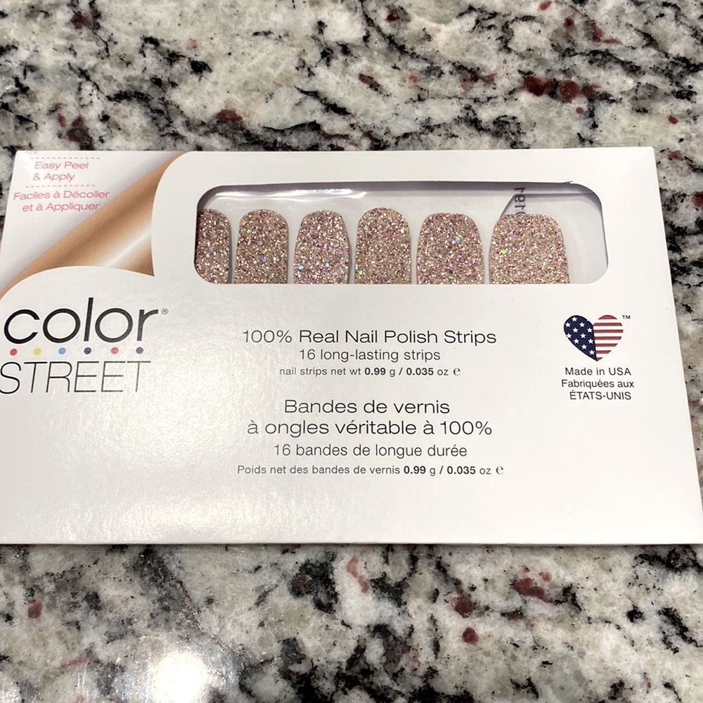 BRAND NEW Color Street nail colors pack (mani and pedi combined)